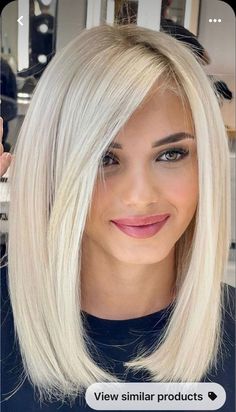 Bright Dimensional Blonde, Bob Lung, 30 Hair Color, Cool Blonde Hair Colour, Platinum Blonde Hair Color, Icy Blonde Hair, White Blonde Hair, Blonde Layers, Cool Blonde Hair