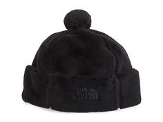 The North Face Osito Beanie - Caps : TNF Black : Make your chilly day more stylish wearing The North Face Osito Beanie. 100% polyester construction. Pompom on the top. Pull-on style. Branding detail on cuff. Machine wash, tumble dry. Imported. Black The North Face Hats For Outdoor Activities, The North Face Outdoor Hat, The North Face One Size Outdoor Hat, The North Face Winter Beanie Hat, The North Face Casual Winter Hats, The North Face Winter Beanie, North Face Hat, Fleece Beanie, Outdoor Clothing Brands