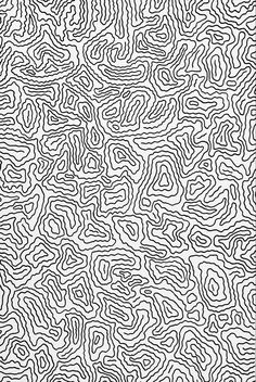 an abstract black and white pattern with wavy lines