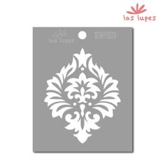 the crafter's workshop stencil - damask