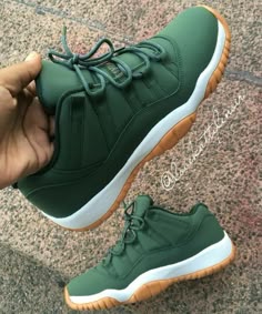 Pinterest | @ Haleyyxoo† Green Jordans, Shoe Closet, Jordan 11, Dream Shoes, Shoe Game, Jordan Shoes