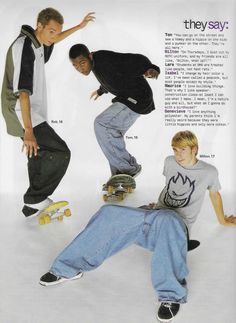 200s Fashion Men, 2000s Clothing Catalog, 2009 Fashion Men, Early 2000s Boys Fashion, 2000s Skater Boy Outfits, Skater Boys 90s, Skater Pose Reference, Skater Boys Outfits 90s, 90s Baggy Fashion