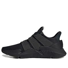 Adidas Originals Prophere V2 Marathon Running Shoes FY3366 (SNKR/Unisex) Black Mid-top Sneakers With Rubber Waffle Outsoles, Adidas Black Slip-on Running Shoes, Custom Black Low-top Sneakers With Rubber Waffle Outsoles, Black Adidas Slip-on Sneakers, Adidas Black Slip-on Sneakers, Black Breathable Slip-on Basketball Shoes, Black Slip-on Running Shoes For Streetwear, Black Slip-on Running Shoes With Abzorb Midsole, Black Low-top Running Shoes