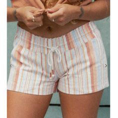 Size: Small Color: Multi (Pink, Orange, Blue, White) Condition: Nwt Description: Lightweight Yarn-Dyed Cotton Fabric Is Breathable And Soft On The Skin To Double Up On Comfort With The Smocked Waist. White Summer Pajama Shorts For Vacation, Pink Beachy Bottoms For Spring, White Pajama Shorts For Beach Vacation, Summer Pajama Shorts For Poolside, Cotton Pajama Shorts For Beach Vacation, Casual White Pajama Shorts For Beach Season, Casual Pajama Shorts For Poolside, White Summer Pajama Shorts For Poolside, Beach Vacation White Pajama Shorts