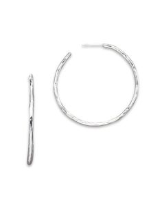 From the Silver collection, hammered hoop earrings in sterling silver. Designed by Ippolita. Hammered Hoop Earrings, Silver Collection, Hammered Silver, Online Earrings, Silver Hoop Earrings, Silver Jewelry, Jewelry Accessories, Hoop Earrings, Sterling Silver