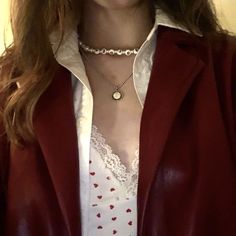 Faux Leather Blazer, Mia 3, Red Taylor, Lily Rose Depp