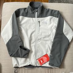 Brand New With Tags The North Face Apex Bionic Jacket Color: Moonlight Ivory Water Repellant Fleece Lining The North Face Jackets, North Face Jackets, North Face Jacket, Gray White, North Face, The North Face, Mens Jackets, Jackets & Coats, Man Shop