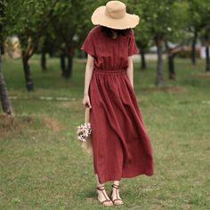 simplelinenlife-casual-summer-long-women-dresses Casual Linen Beach Dress In Solid Color, Casual Solid Color Linen Beach Dress, Casual Solid Linen Summer Dress, Casual Solid Color Linen Dress For Vacation, Casual Solid Linen Dress For Daywear, Spring Linen Cotton Dress In Solid Color, Solid Color Bohemian Linen Dress For Spring, Summer Bohemian Linen Dress, Bohemian Solid Color Linen Dress For Summer