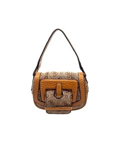 2000S GUESS MICRO HANDBAG Guess mini handbag with with a large buckle decorating it. - Color: Brown, beige - Material: Cotton, Leather, nylon - Made in Italy - Height: 12 cm - Width: 5 cm (when it is full) - Length: 15 cm - Condition 10/10 Brown Double Handle Shoulder Bag With Logo Hardware, Brown Shoulder Bag With Logo Hardware And Double Handle, Beige Rectangular Shoulder Bag With Logo Hardware, Beige Double Handle Bag With Logo Hardware, Beige Double Handle Bags With Logo Hardware, Beige Bags With Logo Hardware For Everyday Use, Brown Rectangular Shoulder Bag With Logo Hardware, Brown Shoulder Bag With Logo Hardware, Vintage Beige Shoulder Bag With Branded Hardware