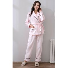 Women Pajama Set Belted Soft Fleece Two-Piece Set Loungewear Sleep Alwyn Home | Alwyn Home RH Women's Pajama Set Belted Soft Fleece Two-Piece Set Loungewear Sleep RHW2825 34.0 H x 44.0 W in brown / white in Pink | S;M | Wayfair Womens Pyjama Sets, Family Goals, Pajama Set Women, Pyjama Set, Two Piece Sets, Pajamas Women, Two Pieces, Pajama Set, Lounge Wear