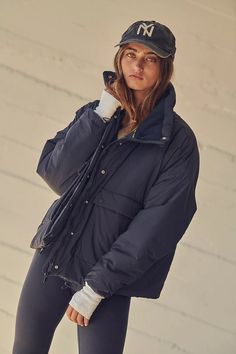 Oversized Puffer, Free People Activewear, Puffer Parka, Packable Jacket, Free People Jacket, Puffy Jacket, Free People Movement, Fp Movement, Black Fits