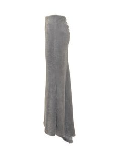 Maxi long flared pencil skirt. Curling at the back. Two side pockets. Fur effect.Composition: 55% Polyester, 45% Polyamide Evening Flared Lined Skirt, Elegant Fitted Maxi Skirt With Pockets, Chic Full Length Pencil Skirt For Evening, Elegant Flared Skirt Bottoms With Pockets, Evening Full Length Bottoms With Side Slits, Chic Fitted Maxi Skirt With Pockets, Elegant Evening Skirt With Pockets, Fitted Long Skirt With Pockets, Full Length Bottoms With Side Pockets