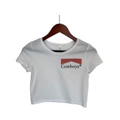 This faded distressed Cowboys crop top is perfect to dress up or wear casual. The image is sublimated onto the material making the top buttery soft! **This crop top is fitted and runs slightly on the smaller side.** Fabrication: 52% Airlume combed and ring-spun cotton 48% poly Cowboys Vintage Distressed Crop Top, Crop Tops Women, Vintage Crop Top, 90s Crop Top, Country Concert Gifts, Concert Gifts, Short Sleeve Crop Top, Lightweight Crop Top, Crop Top for Women, Boho Hippie Clothing, 90s Fashion Grunge Cropped T-shirt For Summer, Summer Band Merch Cropped T-shirt With Graphic Print, Casual Crop Top With Graphic Print For Concerts, Fitted Sublimation Print Band Merch Tops, Fitted Sublimation Print Grunge Tops, Fitted Band Merch Top With Sublimation Print, Fitted Grunge Tops With Sublimation Print, Fitted Grunge Top With Sublimation Print, Summer Concert Crop Top With Crew Neck