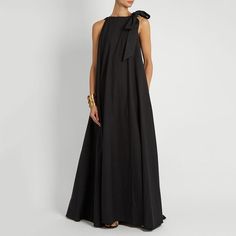 Chic Black Asymmetrical Sleeveless Dress, Black Asymmetrical Sleeveless Evening Dress, Elegant Asymmetrical Black Sleeveless Dress, Elegant Black Asymmetrical Sleeveless Dress, Asymmetrical Black Maxi Dress For Beach, Asymmetrical Black Maxi Dress For The Beach, Chic Black Sleeveless Beach Dress, Elegant Black Sleeveless Maxi Dress, Black Sleeveless Maxi Dress For Evening