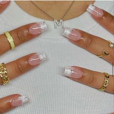 Ongles Bling Bling, Bday Nails, Milky Nails, Nail Prep, Gel Nail Tips, Work Nails, Press Ons