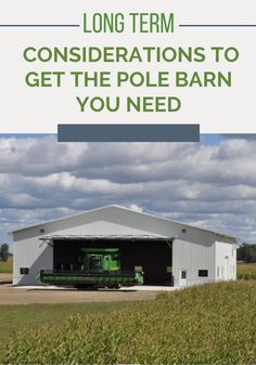 If you’re serious about a new pole barn, then you’ll want to start the process soon because these projects can take longer than you think.

Building an agricultural pole barn is no small undertaking. The right design, the appropriate materials, and smart construction practices are essential for a functional, durable, and cost-efficient building you’ll love for years to come.

To learn more about having an agricultural pole barn built, be sure to read this article. To Read, You Think, To Start