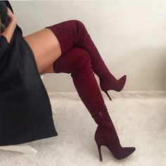 High Heel Stiefel, High Heeled Boots, Otk Boots, Fashion Heels, Long Boots, Pretty Shoes, Dream Shoes, Sneaker Heels, Heel Boots