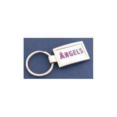 an angel's keychain with the word angels on it