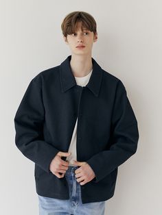 Editor's notesA simple and neat jacket from FANACULT is made of twill fabric.- Button closure- Pocket at the side- Stand collar- Twill fabric- Versatile itemMeasurements(in.)M/L- Shoulder: 20.86 in. / 21.25 in.- Chest: 24.01 in. / 25.19 in.- Sleeve: 23.22 in. / 24.01 in.- Total length: 26.37 in. / 27.95 in.Model infoMan - Height: 6'03 Fitting size LComposition & Care- 100% Super Twill Cotton- Please check the care labelDesigner- by FANACULT Classic Cotton Outerwear With Button Cuffs, Business Cotton Outerwear With Welt Pockets, Modern Collared Everyday Outerwear, Modern Outerwear With Welt Pockets For Everyday, Cotton Outerwear With Hidden Button Closure For Work, Classic Cotton Outerwear For Business Casual, Business Casual Cotton Outerwear With Buttons, Modern Everyday Outerwear With Welt Pockets, Modern Cotton Outerwear With Button Cuffs