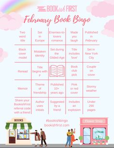 the book first february book bag list