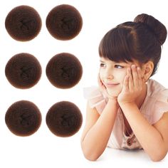 PRICES MAY VARY. THE PERFECT SIZE - Includes 6 hair donut brown bun maker for hair. Extra small size is perfect for thin hair, fine hair, short hair, kids hair, small buns & half up hair styles. Sock bun great for a quick up do and also great for gifts! Small size works great as ballet bun maker for kids. TIPS & TRICKS – See our image for hair donut bun maker tips. Roll brown hair buns under for layered hair, be sure to squeeze the bun donut brown maker tight after looping your ponytail through Hairstyles For Holiday, Ballet Hair Accessories, Sock Bun Hairstyles, Bun Donut, Sock Buns, Ballet Hair, Donut Bun Hairstyles, Thanksgiving Hairstyles, Bun Maker Hairstyles