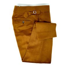 Signature CKC trousers featuring woven Italian wool flannel with a 2 inch wide waistband. Christopher Korey, Retro Vacation, Brown Flannel, Long Faux Fur Coat, Slim Fit Sweater, Formal Mens Fashion, Nature Wallpapers, Player 1