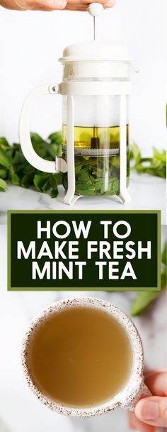 how to make fresh mint tea