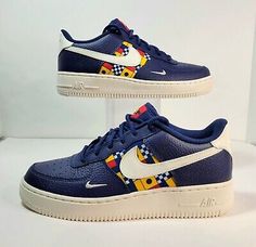 NIKE Air Force 1 Low Shoes Sneakers Nautical Youth GS 6Y Womens 7.5 Navy Blue | eBay Nike Air Force 1 Blue With Gum Sole, Casual Nike Air Force 1 Blue With Gum Sole, Casual Blue Nike Air Force 1 With Gum Sole, Casual Blue Nike Air Force 1 With Rubber Sole, Blue Nike Air Force 1 High-top With Gum Sole, Blue High-top Nike Air Force 1 With Gum Sole, Blue Nike Air Force 1 With Gum Sole, Nike Casual Navy Custom Sneakers, Low Shoes