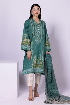 Khaadi LLA230411 Green Spring Summer Lawn Vol 1 Original brand suit fabric and photography lite diffrance in actual print. Green Tops With Printed Motifs For Eid, Green Digital Print Cotton Top, Unstitched Green Sets With All Over Print, Green Unstitched Sets With All Over Print, Unstitched Green Lawn Suit With Print, Unstitched Green Lawn Suit With All Over Print, Green Cotton Lawn Suit With All Over Print, Green Long Sleeve Lawn Suit With All Over Print, Latest Salwar Suits