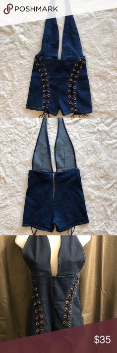 Hera denim halter overalls Denim overalls with halter neck and laced eyelets Hera Other Denim Overalls, Halter Neck, Overalls, Plus Fashion, Boutique, Outfit Inspo, Fashion Tips, Fashion Trends, Fashion Design