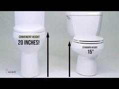 a toilet with measurements for the seat height and how to use it as a commode