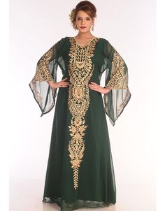 Mashallah! ❤️ Chic Bottle Green Georgette Hand Embroidery Party Wear Kaftan 👗 Shop latest Kaftan which are made up from best quality fabrics with latest styles from our large collections at arabicattire.com Shop Now : https://bit.ly/3SBLy0D Buy online @ $76.5 #abayastorenearme #whatisakaftan #arabclothes #kaftanabaya #arabclothingstorenearme #arabicclothingstorenearme #araboutfits #islamicclothingnearme #arabictraditionaldress #longkaftandress #womenskaftandress Luxury Green Gown For Eid, Luxury Green Embroidered Kaftan, Luxury Embellished Green Kaftan, Luxury Embroidered Border Dresses For Festive Season, Luxury Festive Georgette Abaya, Luxury Jamawar Gown For Eid Festival, Luxury Resham Embroidery Kaftan For Party, Luxury Green Tunic Dress, Luxury Green Thobe For Wedding