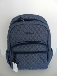 Denim Blue Travel Backpack With Zipper, Denim Blue Travel Backpack With Zipper Closure, Denim Travel Backpack With Pockets, Denim Blue Backpack For Travel And Back To School, Travel Backpack With Pockets In Denim, Denim Blue Backpack For Travel, Cute Backpacks, School Fits, Herschel Heritage Backpack