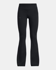 Ultra-soft fabric is breathable & comfortable|4-way stretch material moves better in every direction|Wide, flat waistband sits just right on the hips Navy Blue Flare Leggings, Blue Flare Leggings, Personal Things, Hip Style, 2 Girl, Pants And Leggings, Flare Leggings, Flare Pants, Soft Fabric