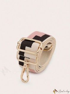 BirdinBag - Adjustable Geometric Bag Strap - Stylish and Versatile Everyday Square Bags With Strap, Square Everyday Bags With Strap, Square Beige Satchel With Adjustable Strap, Beige Square Satchel With Adjustable Strap, Rectangular Pink Bag Strap For Travel, Beige Rectangular Bag Strap For Travel, Multicolor Bags With Adjustable Strap, Rectangular Beige Bag Strap For Travel, Trendy Multicolor Bag With Strap