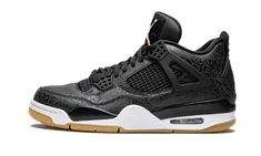 Michael Jordan Signature, Jordan 20, Jordans Nike, Jordan 4 Black, Tonal Prints, Jordan 4 Retro, Black Gums, Air Jordan 4, Air Jordan 4 Retro