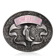 PRICES MAY VARY. MATERIAL: Made of high quality zinc alloy, super sturdy and durable, excellent texture and eye-catching. SIZE: This kind of belt buckle men measures approximately 4 x 3.34inch (10.2 x 8.5cm); Weight: 95g, approx. MATCH: This patterned belt buckle fits standard 1.5" snap on blets. DESIGN: Features boots pattern, this rodeo western belt buckle super delicate and cool, it's a graceful and thoughtful present for mum, wife, grandmother, sister, daughter, girlfriend and friends. OCCAS Cowgirl Belts Cavender's, Cowgirl Belt Buckles, Country Belts, Cowgirl Belt, Rodeo Belt Buckles, Rodeo Boots, Cowgirl Belts, Western Gifts, Cowboy Belt