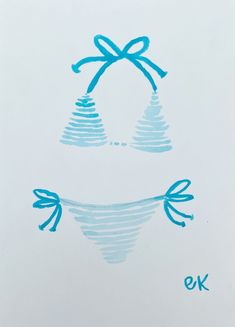 an image of a drawing with blue ink