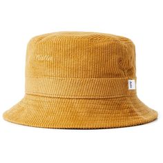 evo.com | Katin Fashion Hats > The Katin Script Bucket Hat is soft, sturdy, and stylish for every day wear. 100% Cotton Corduroy Katin Custom Embroidery Two Sizes | Katin Script Bucket Hat 2023 - Large/X-Large in Gold | Cotton Street Accessories, Custom Embroidery, Hat Fashion, Bucket Hat, Accessories Hats, Every Day, Embroidery, Hats, How To Wear