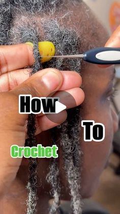 How To Crochet Dreadlocks Tutorials, How To Crochet Locs For Beginners, Crochet Locs Tutorial, How To Crochet Locs, How To Crochet Dreadlocks, Crochet Over Locs, Loc Styles Long Locs, How To Start Locs, Combining Locs