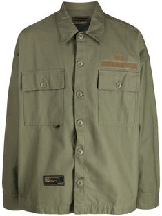 khaki cotton straight-point collar front button fastening two chest flap pockets patch detail long sleeves buttoned cuffs straight hem Khaki Utility Tops With Buttoned Pockets, Khaki Shirt With Patch Pockets For Work, Khaki Shirt With Patch Pockets For Fall, Long Sleeve Cotton Tops With Multiple Pockets, Cotton Long Sleeve Tops With Multiple Pockets, Cotton Utility Shirt With Cargo Pockets, Khaki Cotton Tops With Cargo Pockets, Long Sleeve Shirt With Cargo Pockets For Work, Utility Cotton Shirt With Multiple Pockets