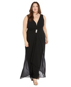 in stock Chic V-neck Jumpsuits And Rompers For Gala, Chiffon V-neck Jumpsuits And Rompers For Party, Elegant V-neck Cocktail Jumpsuits And Rompers, Chiffon Jumpsuit, Sleeveless Jumpsuits, Black Jumpsuit, Dress Clothes For Women, Dress Collection, Straight Leg