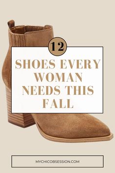 Have you ever considered having a shoe capsule? Embrace the capsule wardrobe philosophy this fall with these essential shoe styles. These are the 12 shoes every woman needs this fall! School Outfits Fall, Fall Fashion Women, Aesthetic Fall Outfit