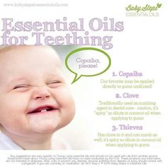 Teething Essential Oils For Teething, Teething Remedies, Teething Babies, Teething Baby