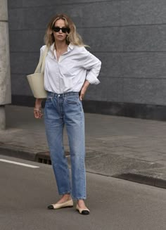 Anouk Yve, Ballet Flats Outfit, Mode Inspo, Looks Style, Looks Vintage