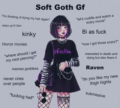 Soft Goth, Goth Gf, Inappropriate Thoughts