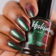 KBShimmer Mistletoe You So Nail Polish Hair Couler, Farm Bakery, Holo Nail Polish, Bright Nail Polish, Reflective Nails, Snow Nails, Holo Nails, Manicure Colors, Bright Nails