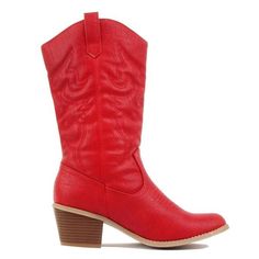 Women's Shoes, Boots, Mid-Calf, Miami Cowboy Western Boots - Red Pu - CH187YEKKCK  #women #shoes #boots #footwear #style #Mid-Calfshoes Red Western Summer Boots, Trendy Red Summer Boots, Galaxy Boots, Studded Combat Boots, Oxford Pumps, Cowboy Western, Duck Boots, Western Cowboy Boots, Calf Boots