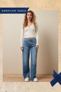 Dreamy, drapey denim with no stretch/Soft, lightweight denim/Medium wash Versatile Denim Bottoms For Fall, Versatile Medium Wash Jeans, Versatile Blue Jeans For Fall, Versatile Denim Jeans For Fall, Versatile Jeans For Fall, Versatile Light Wash Jeans For Everyday, Everyday Washed Bottoms For Fall, Light Wash High Waist Versatile Jeans, Versatile High Waist Light Wash Jeans