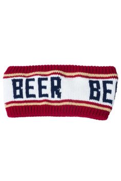 Beer Half Hat Ski Headband. Half hats, full prices. That's how we do it at Shinesty. Maybe someday unicef will get into the knit headband game, but until then. No discounts. Skiing Outfit, Vintage Ski